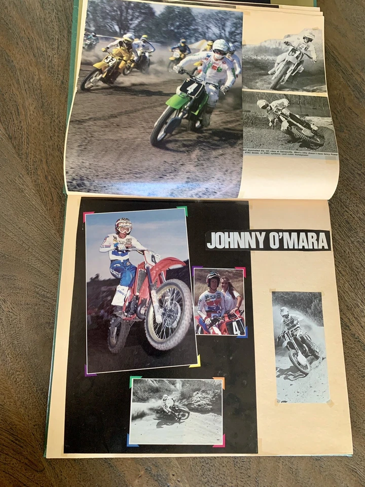 Vintage MX Scrap Book - w/ Johnny O’Mara, Ron Lechien, RJ, David Bailey & others - Image 4 of 4