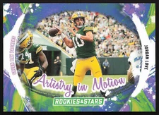 2024 Rookies & Stars Artistry in Motion Jordan Love #AIM-JLE Packers