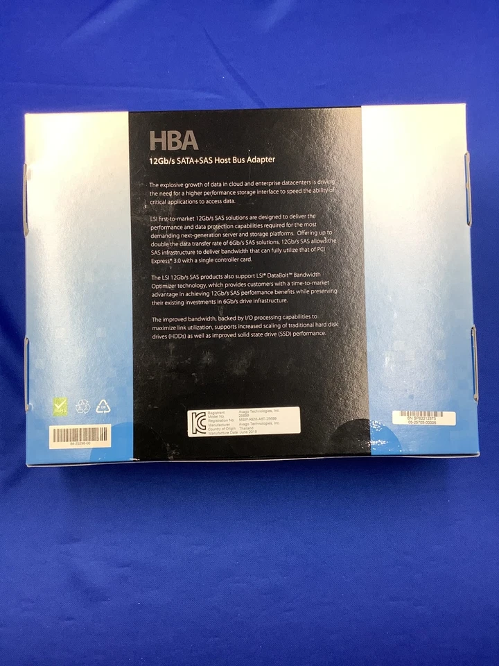 SAS9305-16I LSI MegaRA SAS 9305-16I 16 Port PCIe 3.0 x8 12 Gb/s HBA 05-25703-000 - Image 4 of 4