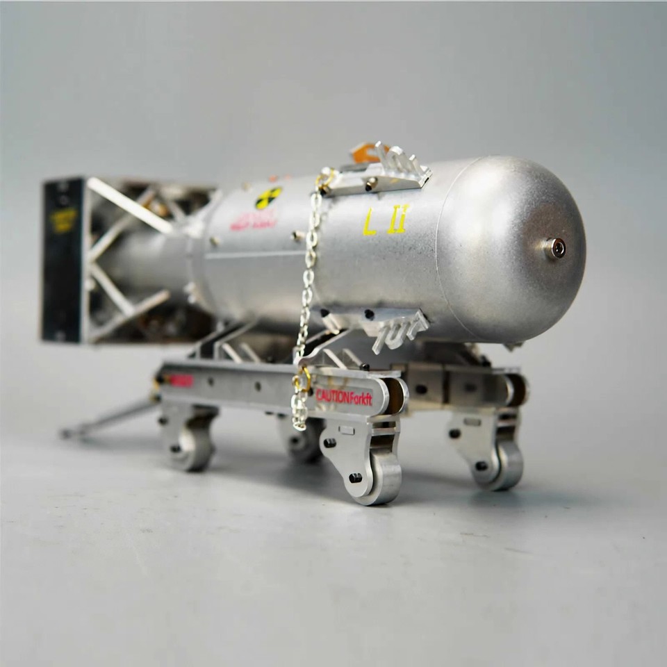 1/12 Scale Little Boy Nuclear Bomb Model - Full Metal WWII Replica For History Buffs & Collectors