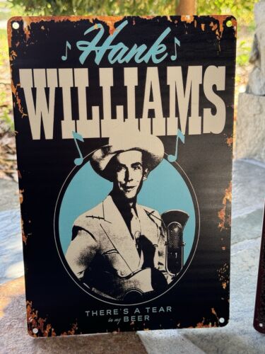 3 Tin Reproduction Signs 12.5" x 16" Hank/Waylon/Cash - Picture 4 of 7