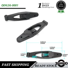 2X Hood Latch Base For Kenworth T300 T600 Peterbilt 357 367 377 378 379 388 389