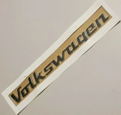 VW New Beetle 5C original Volkswagen Logo Schriftzug Emblem Aufkleber Heckklappe - Bild 1 von 3