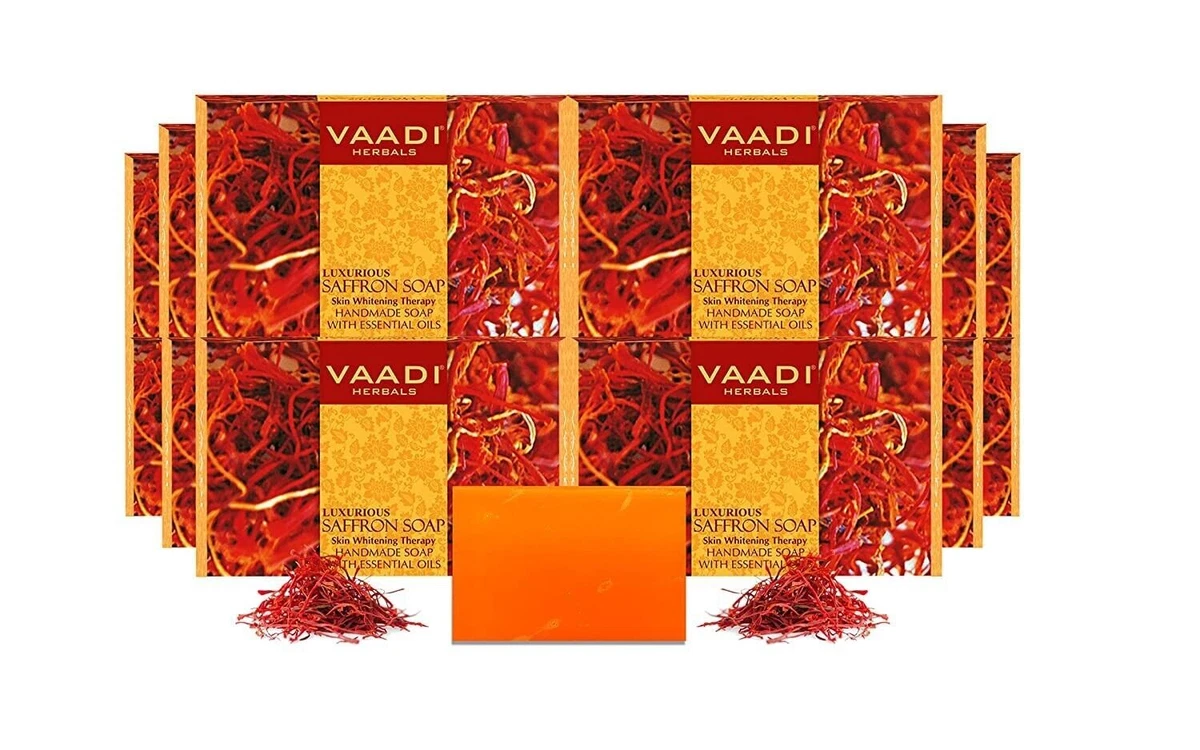 Vaadi Herbals Luxurious Saffron Soap Skin Whitening Therapy 75g