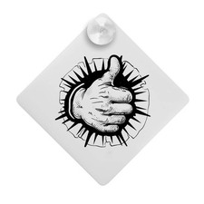 'Thumbs Up' Suction Cup Car Window Sign (CG00025705)