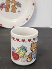 Vintage Studio Nova Beary Love MZ495 Ceramic Mug And Dinner Plate Set... — photo 4