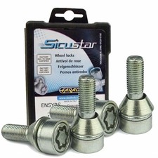 Felgenschloss Kegelbund 60°  M14x1,5 34mm für Audi 100 Avant 200 Avant 80 Avant