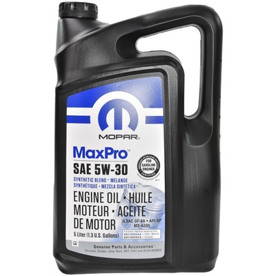 Original MOPAR Öl MaxPro ECO-LITE 5W-30 5 Liter Motoröl Chrysler MS-6395 & GM
