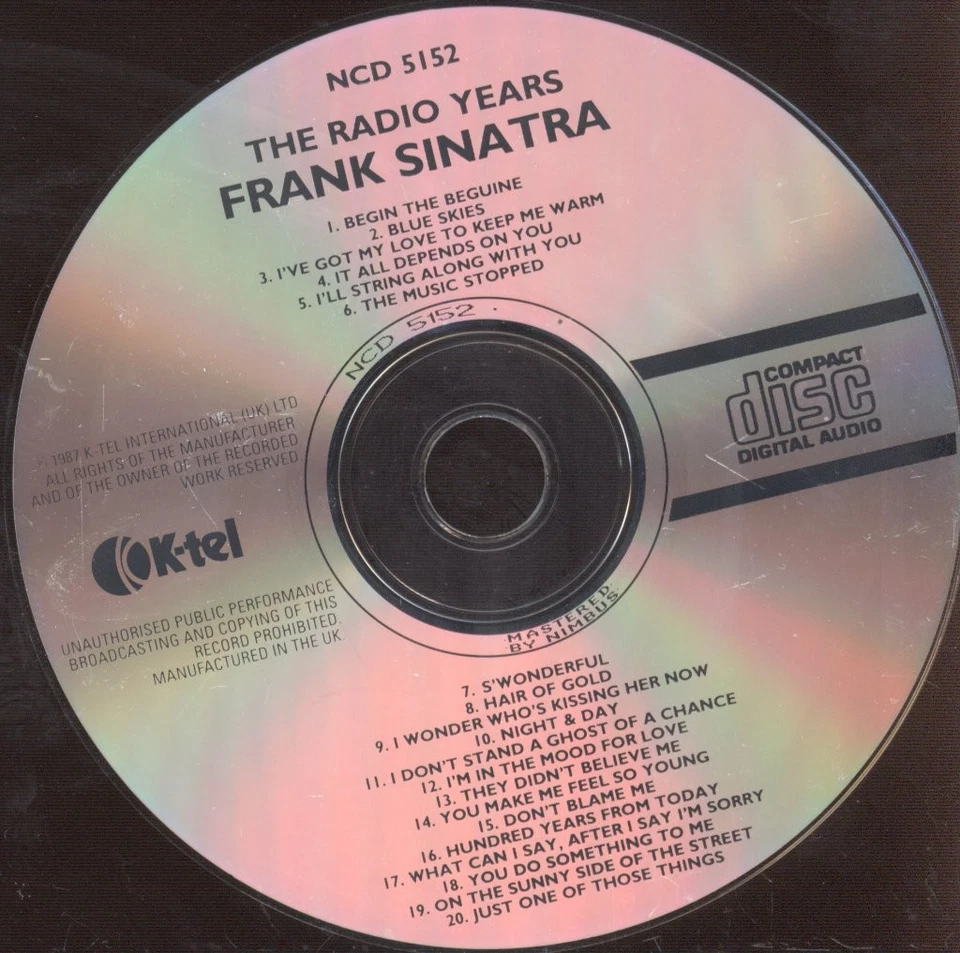 Frank Sinatra Radio Years CD UK K-Tel 1987 NCD5152 - Image 3 of 3