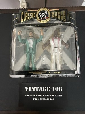 WWE CLASSIC SUPER STARS MILLION DOLLAR MAN TED DIBIASE & VIRGIL JAKKS 2006 V6