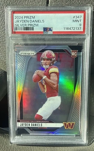 2024 Panini Prizm - Rookies Jayden Daniels #347 Silver Prizm (RC)