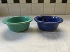 Two (2) Vintage Bauer Pottery Ramekin Dish Bowls 1930s-50s Calif USA