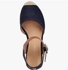 Tommy Hilfiger TWGALLIE Alpargatas Mujer Cuñas Talla 8M Náuticas Preppy