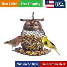Bird Feeder Heavy Duty Metal Feeders for Outdoors Hanging Large Capacity