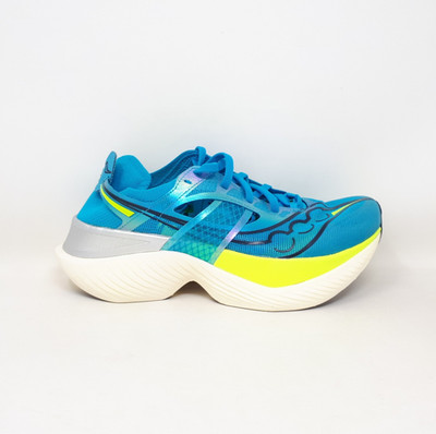 Saucony Endorphin Elite Blue Running Marathon Shoe Sneaker Mens 7 / Womens 8.5
