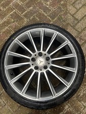 MERCEDES BENZ C CLASS W205 FRONT 19" TURBINE ALLOY WHEEL  A2054011300