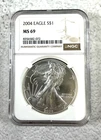 2024 American Silver Eagle 1 oz Silver NGC MS69