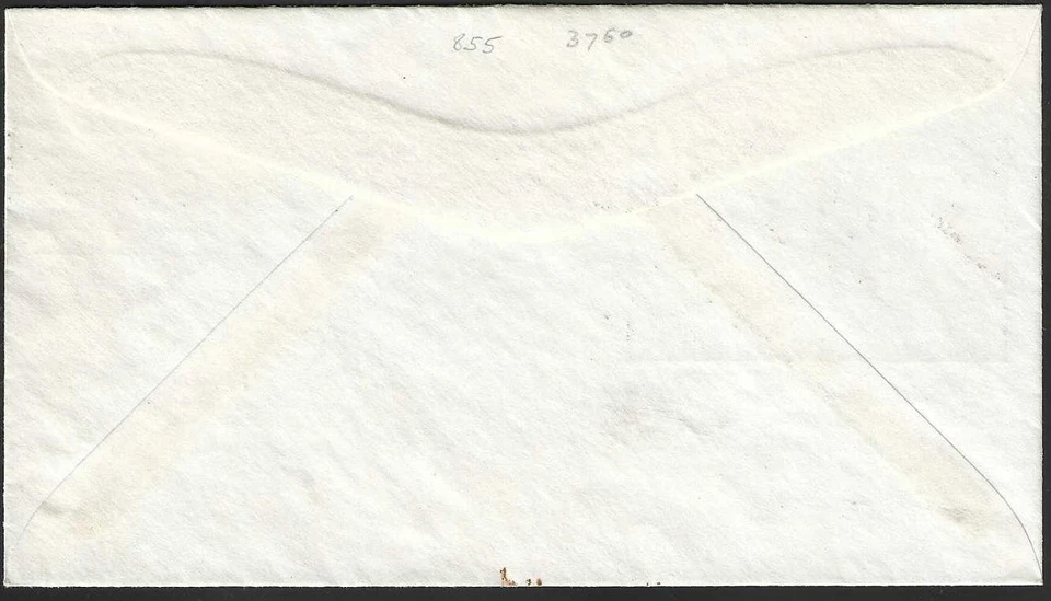 1939 Baseball Centennial FDC #855 Mellone #39a.1 - GRANDY Cachet - Unsealed - Image 2 of 2