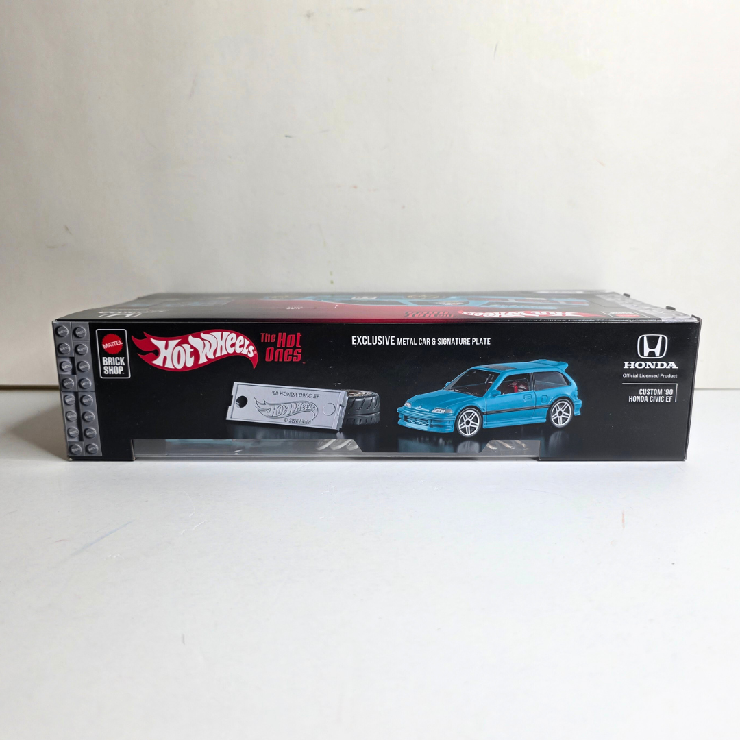 Mattel Brick Shop Hot Wheels Custom '90 Honda Civic EF Building