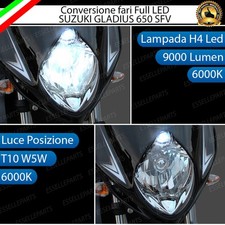 FARO A LED SUZUKI GLADIUS 650 SFV ANABBAGLIANTE ABBAGLIANTE H4 POSIZIONE T10