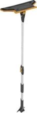 True Temper ABTT5212  Scratch-Free Snow Brush+End Scraper+Cushioned Grip,52-Inch
