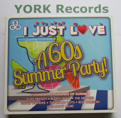 I JUST LOVE A 60S SUMMER PARTY - Various - Ex Con 3 CD Album Set Music Digital