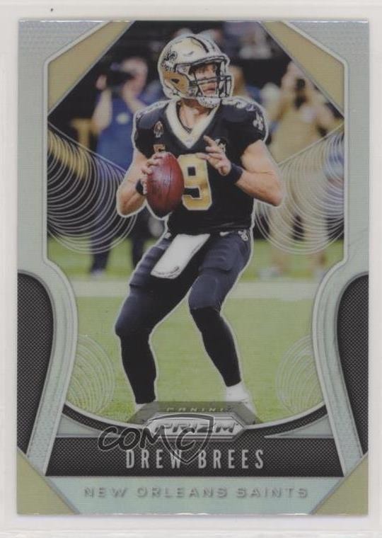 2019 Panini Prizm Silver Prizm Drew Brees #186 2r8
