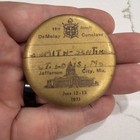 Vintage 1931 Mason/Masonic Jefferson City Missouri 11th DeMolay Conference Pin — photo 7