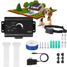 In-Ground Underground Waterproof Electric Dog Pet Fence System 1 Shock Collar US