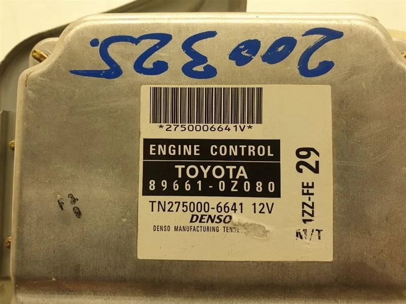 2004 TOYOTA COROLLA ENGINE ELECTRONIC CONTROL MODULE ECM - Image 3 of 4