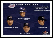 2001 Fleer Tradition Darin Erstad/Troy Glaus/Troy Percival/Shigetoshi Hasegawa
