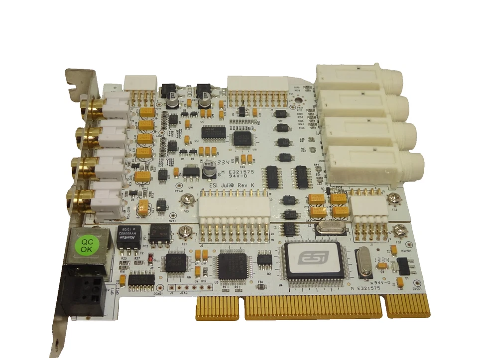 ESI JULIA 24-bit/192kHz REFERENZ -AUDIOKARTE UNSYMMETRISCH I/O PCI #GK12192
