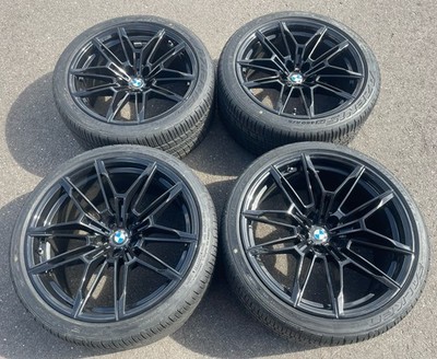 BMW M2 M3 M4 Wheels Rims 930M 930 M G80 BMW NEW TIRES Black Factory OEM Stock
