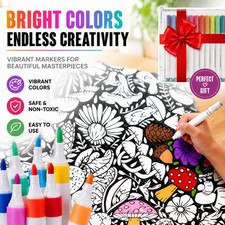 Coloring Blanket with Markers Color Your Own ...