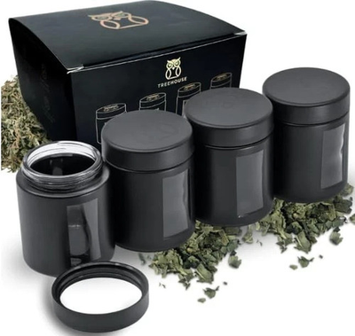 #ad #ad Stash Jar Smell Proof Container 4 Oz Viewing Jars for Herbs Spices Coffee T $22.90