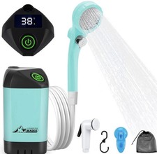 Portable Shower Camping Shower Outdoor Camp Electric Rechargeable Shower Pump