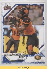 2019 Upper Deck CFL Blue Ricky Collins Jr #107 READ 0s5