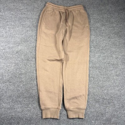 DSG Sweatpants Mens S Brown Fleece Jogger Elastic Waist Drawstring Pocket