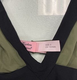 Agent Provocateur Mazzy Bikini Set AP 3  Medium Green Black Cutout Medium 6-8