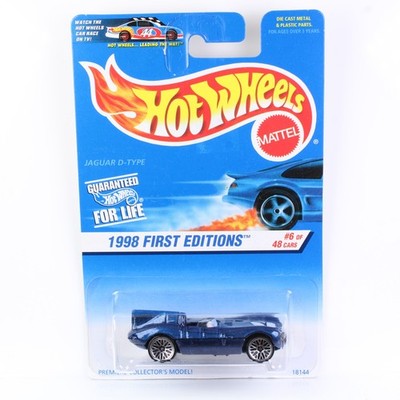 Hot Wheels 1998 - BLUE CARD Collector - JAGUAR D-TYPE - First Editions - LW