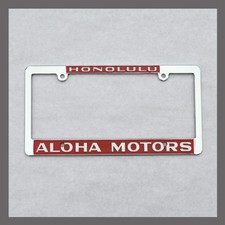 Hawaii...... License Plate Frame Chrome.. Honolulu.. Oahu