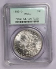 1899 O Morgan Dollar PCGS MS64 Old Green Holder