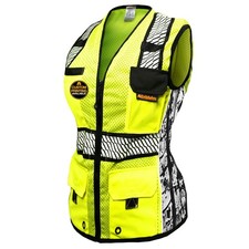 KwikSafety RoadBOSS Women's Premium Safety Vest - Truck Tread Design