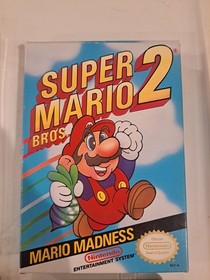 NES Super Mario Bros 2 Con Caja Y Folleto CIB Completo Nintendo &iexcl;Muy Limpio!