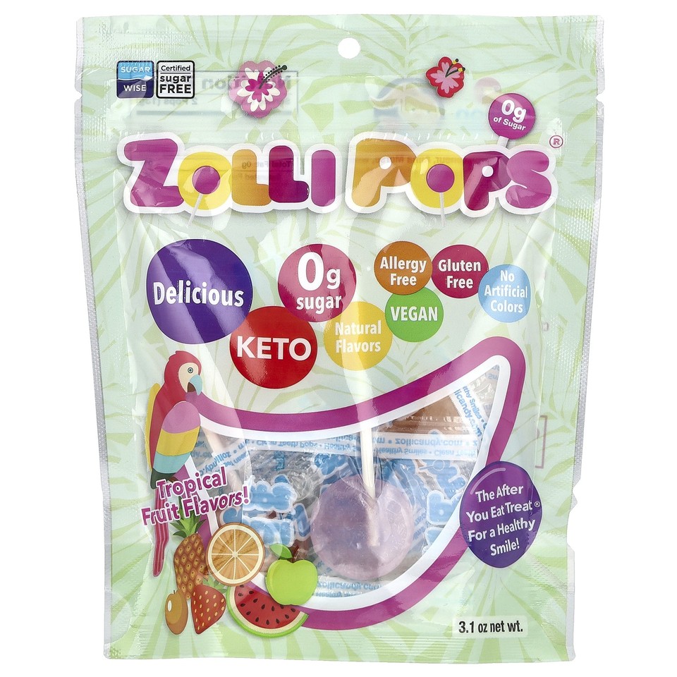 Original Clean Teeth Candy®, Tropical Fruit Flavors, 3.1 oz