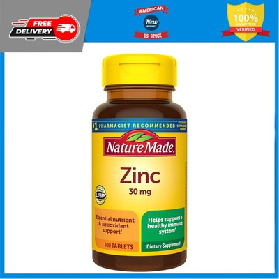 Nature Made Zinc 30 mg Immune Health Support 100 Tablets