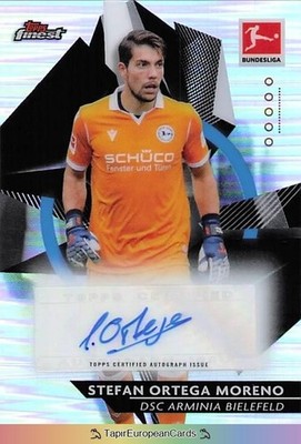Stefan Ortega Moreno Topps Finest Auto Autograph Arminia Bielefeld Man City 