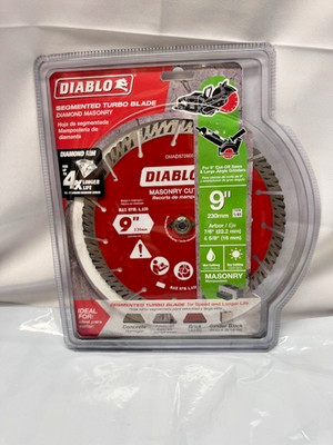 Diablo DMADST0900 9 in. Diamond Segmented Cut-Off Discs for Masonry*New