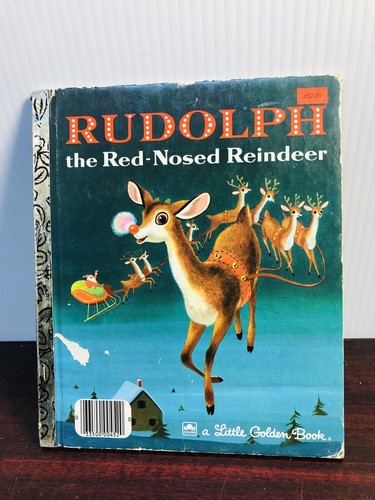 Rudolph The Red-Nosed Reindeer Vintage A Little Golden Book Christmas ...