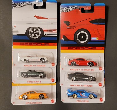ミニカー Hot wheels Porsche 24 set Hot Wheels 2024 Porsche 6 Car Set Wal Mart Exclusive, Free